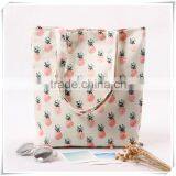 Handmade Eco Reusable Cotton Canvas Shopping Shoulder Bag, Tote Bag