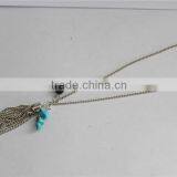Free Shipping 18k Stone Necklace Wholesale, Stone Necklace Jewelry With Tassel thumbnail-1