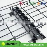 Plastic Coated Wire Mesh Cable Basket Tray Accessory for Floor Mounting thumbnail-4