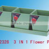 AT2328/C Plastic 3PCS SET Flower Pot