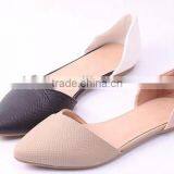 2016 Ladies Flat Shoes Snake PU Upper Pointed Toe Shoes Ladies Fancy Ballerina Shoes thumbnail-5
