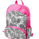 DIY Toy Coloring Your Own Backpack Bag With 6 Markers thumbnail-2