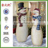 Holiday Snowmen Outdoor Garden Stakes