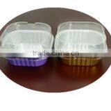 Colorful Aluminum Foil Baking Cup With Plastic Lids thumbnail-2