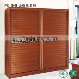 MDF material factory direct price and long lifetime 2 door wood wardrobe closet