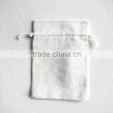 White Cotton Bag With Rope Ties