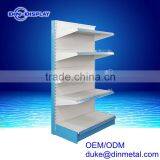 Single Sided 5 Tiers Supermarket Gondola Shelf With Powder Coating Finish thumbnail-1