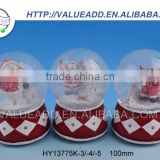 Competitive price XMAS polyresin lighted snow globe manufacturers in china