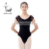 Sexy Lace 2016 Girl Ballet Leotard Wholesale Adult Color Red Artistic Gymnastics Leotards thumbnail-1