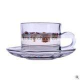 China Supplier All Kind of Glass Cup/Irish Coffee Mug/coffee Cup With Glass Saucer Wholesale. thumbnail-3