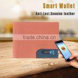 Smartte Genuine Rfid Bluetooth Anti-theft Alarm Men's Smart Leather Wallet