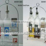 Glass Jar Set for Oil+spice