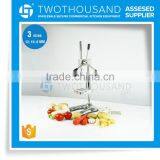 2016 Stainless Steel Manual Operate Food Chopper With 3 Blades