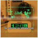 Fashion Message Board Led Alarm Clock