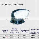 China Waterproof Air Vents,Stainless Steel Low Profile Boat Cowl Vent, Adjustable Marine Air Vent thumbnail-2