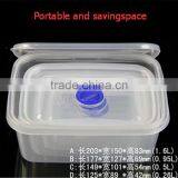 Transparent Rectangular Plastic Disposable Food Container With Different Size thumbnail-1