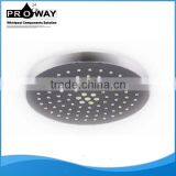 Black FrontPanel Diameter 300 Round Chromed Ceiling Head