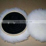 100% Lambskin Wool Bonnet/car Polishing Pad/wool Buffing Pad thumbnail-1