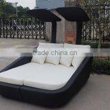 Антикварный дизайн. Внешняя мебель из ротанга. Двускатная солярийная лежанка thumbnail-4