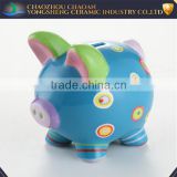 New products blue novelty pig shaped piggy banks for sale