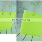 Silicone Beach Handbag With Cotton Rope Handle&Silicone Beach Style Handbag&silicone Beach Bag thumbnail-4