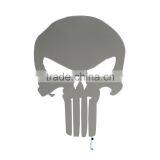 3D Punisher Mask Mirror Light, Halloween Decorative LED Colorful Remote Control Switch Lamp, Skull Decorative Wall Light Mirror thumbnail-5