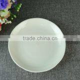 Wholesale 7/8inch White Round Ceramic Porcelain Plate Set Dinnerware thumbnail-1
