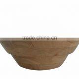 High Quality Best Selling Eco Friendly Natural Rubberwood Bowl From Viet Nam thumbnail-1