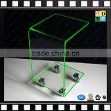Clear Acrylic Serving Cart Glass Moving Trolley From Shenzhen Yidong thumbnail-4