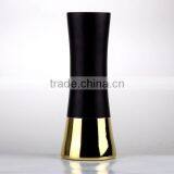 2017 Popular Elegant Black and Gold Decorative Glass Vase thumbnail-2