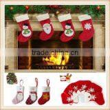 Christmas Gift Santa Claus Snowman Snowflake Toy Stockings Socks XMAS Tree Decor thumbnail-1