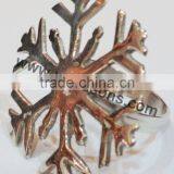 Fancy Flower Design Napkin Ring thumbnail-3