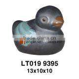 Vietnam Glazed Ceramic Garden Ornament Grey Decorative Duck