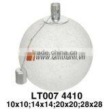 East Asia Exporter Natural Home Decor Round White Oil Lamp thumbnail-1