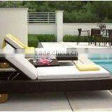 Simple Leisure Outdoor Modern Wicker Sofa Bed ,rattan thumbnail-1