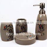 Hot Sale 4pcs Ceramic Bathroom Accessory thumbnail-2