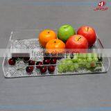 Customized Wholesale Acrylic Fruit Tray Decorations Clear Plastic Cake Tray With Special Figure thumbnail-1