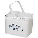 Metal Storage Box Metal Laundry and Housekeepers Storage Box thumbnail-3