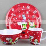 Blue and White Porcelain Melamine Plate Bowl Tableware Dinnerware Set ,mt1200 Melamine Tableware Tray thumbnail-1