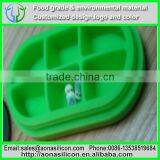 Colorful Oval Silicone Pill Box thumbnail-1