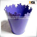 Galvanived Round Shape Plant Pot thumbnail-2