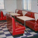 Customized Quality Restaurant Furniture Booth Table Chair Set thumbnail-2