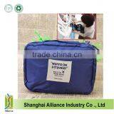 Dark Blue Travel Cosmetic Case Toiletry Makeup Bag Handbag Organizer Storage thumbnail-1