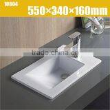 Bathroom Ceramic Wash Basin 550mm Length 160mm Depth thumbnail-1