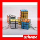 UCHOME Promotional Cube Keychain With Logo/Cube Keychain /Custom Cube Keyring thumbnail-1
