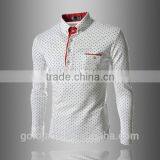 Custom High Quality Mens Dri Fit Hemp Golf Polo Shirts Wholesale thumbnail-2