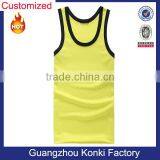 2014 Wholesale Unisex Tank Top With Yellow Color thumbnail-1