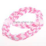 Top Quality Fashion New Design Hijab Infinity Chevron Knitted Silk Scarf thumbnail-5