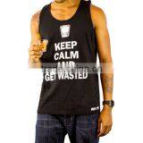 2014 Cotton Keep Calm Mens Tank Top Wholesale thumbnail-1