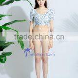 Women's Fashion Print Special T-shirt Design Nylon Spandex Swimwear.